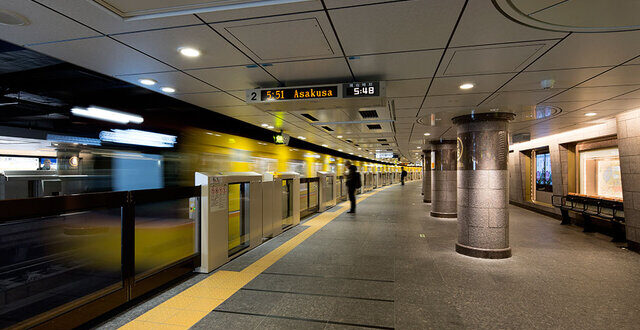 استفاده از یک فناوری جدید در ایستگاه متروی توکیو