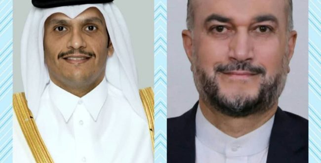 تماس وزیران خارجه ایران و قطر درباره برجام